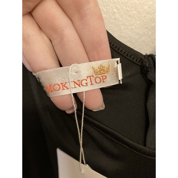 Moking Top Women's Holiday Cat Dress Knee Length Multicolor V-Neck Plus "3XL" - Picture 9 of 14